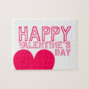 Puzzle mignon de heureuse Sainte-Valentin