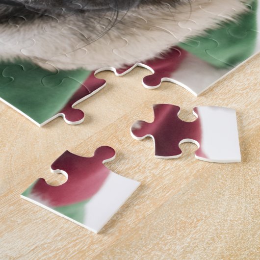 Puzzle mignon de Noël de carlin (Côté)