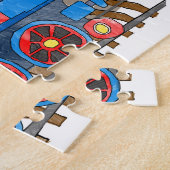 Puzzle mignon de train de vapeur de photo de (Côté)