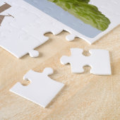Puzzle Mignon et adorable Yak marron (Côté)