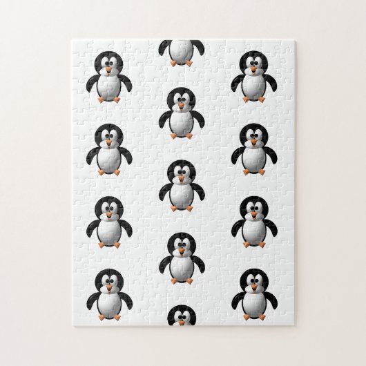 Puzzle Mignon look 3D Perky Pingouin (Vertical)