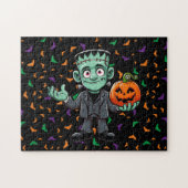 Puzzle Mignon, monstre du dessin animé Frankenstein (Horizontal)