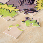 Puzzle mignon petit garçon nourrit de mignons petits écur (Côté)