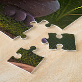 Puzzle Mignon Pug tenant un cœur (Côté)