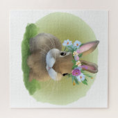 Puzzle Mignonne Bunnyfor Pâques pour une humeur positive (Horizontal)