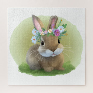 Puzzle Mignonne Bunnyfor Pâques pour une humeur positive