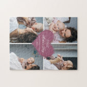 Puzzle Mignonne cadeau de la première mère | Collage de p (Horizontal)