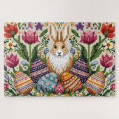 Puzzle Mignonne/Colorée Printemps/Pâques (Horizontal)