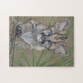 Puzzle mignonne cougar chaton gros chat faune (Horizontal)