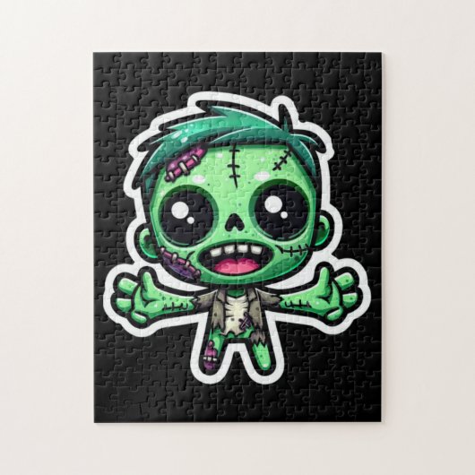Puzzle Mignonne, drôle de zombie (Vertical)