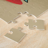 Puzzle Mignonne French Bulldog Drôle Bonne année (Côté)