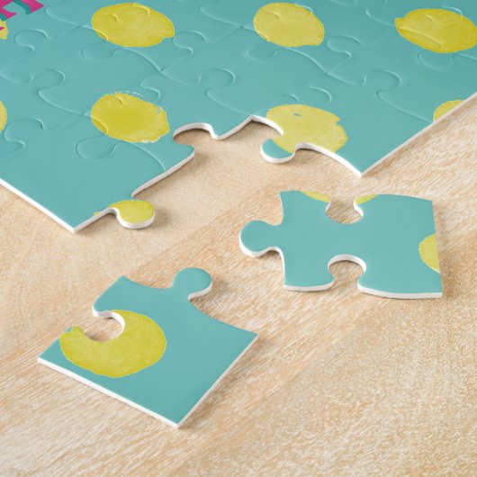 Puzzle Mignonne Giraffe Portant Des Masques Avec Lèvres C (Côté)