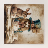 Puzzle Mignonne Inspiré Par Alice Au Pays Des Merveilles (Horizontal)