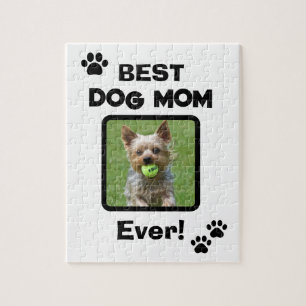 Puzzle Mignonne Meilleure Maman de Chien Chat Tout Simple