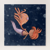 Puzzle Mignonne poulpe de sirène (Horizontal)