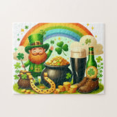Puzzle Mignonne Saint Patrick, la Saint Patrick (Horizontal)