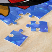 Puzzle Mignonne Saint Valentin Pingouin Drôle Drôle Carto (Côté)