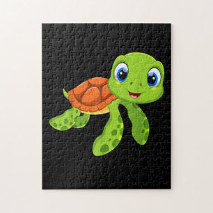 Puzzle Mignonne Sea Baby Turtle Cadeau