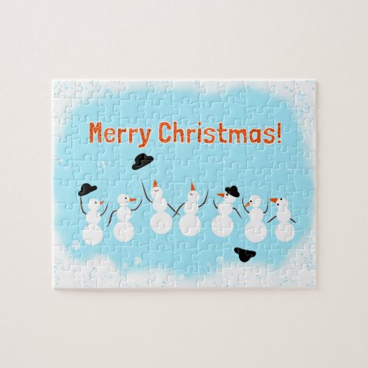 Puzzle Mignons neigeux (Horizontal)