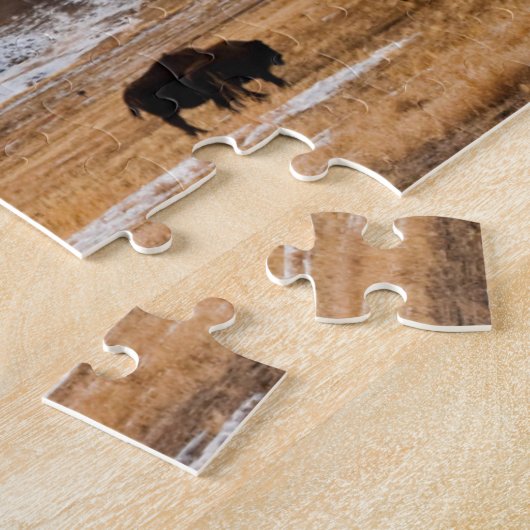 Puzzle Migration de bison (Côté)