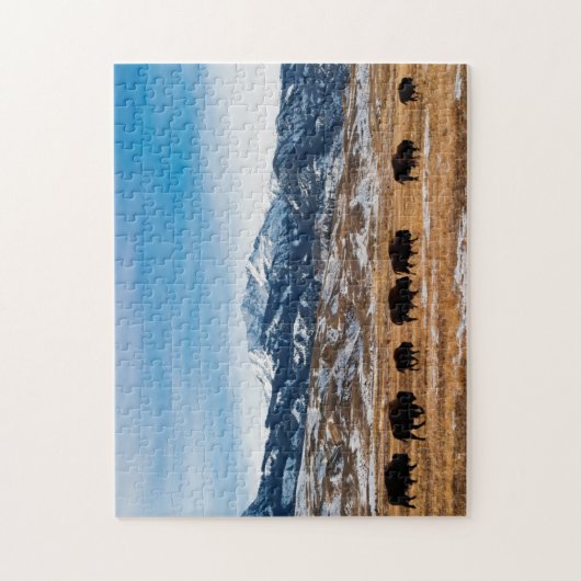 Puzzle Migration de bison (Vertical)
