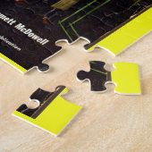 Puzzle milieu des années 1950 Bloodline to Murder pulpe c (Côté)