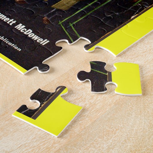 Puzzle milieu des années 1950 Bloodline to Murder pulpe c (Côté)