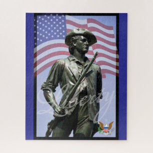 Puzzle Militaire de la Liberté Patriotique avec Emblème d