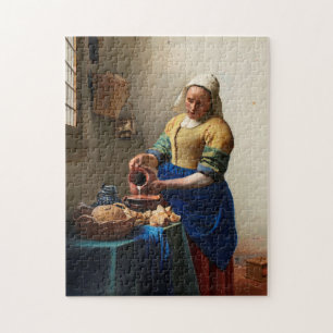 Puzzle Milkmaid / Cuisine domestique - Johannes Vermeer