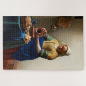 Puzzle Milkmaid Kitchen Maid par Johannes Vermeer (Horizontal)