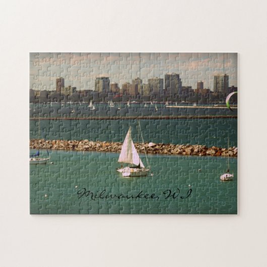 Puzzle Milwaukee, horizon de WI (Horizontal)