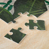 Puzzle Mince bleu serre plante lecture (Côté)