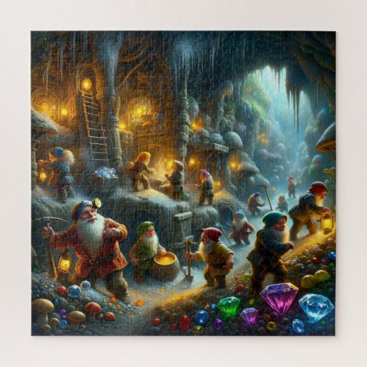 Puzzle Mine de gemmes enchantée des nains (Vertical)