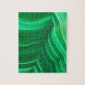 Puzzle Minéral de malachite vert brillant (Vertical)