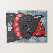 Puzzle Mini Fun Chat Noir avec une attitude (Horizontal)