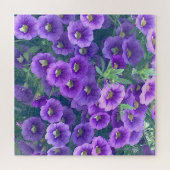Puzzle Mini Petunias violet (Horizontal)