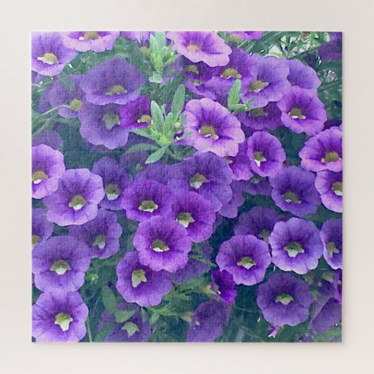 Puzzle Mini Petunias violet (Vertical)
