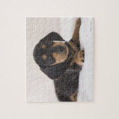 Puzzle Miniature Dachshund (Vertical)