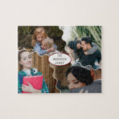 Puzzle minimaliste personnalisé | Cadeau mémorable (Horizontal)