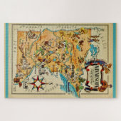 Puzzle Minnesota Illustrated 20x30 Map (Horizontal)