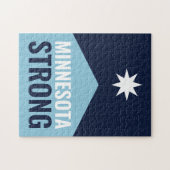 Puzzle Minnesota Rebel New State Flag (Horizontal)