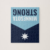 Puzzle Minnesota Rebel New State Flag (Vertical)