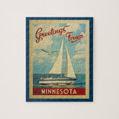Puzzle Minnesota Vintage voyage (Vertical)