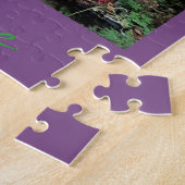 Puzzle Minuscule caravane rouge tzigane customisée (Côté)