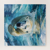 Puzzle Mirage Arctique : Le Monarque Nageur (Horizontal)