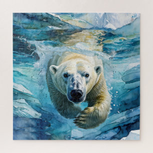 Puzzle Mirage Arctique : Le Monarque Nageur