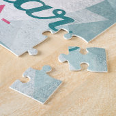 Puzzle Miramar Florida Flamant rose rose Rétro (Côté)