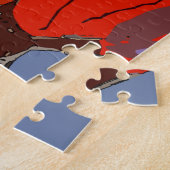 Puzzle Miroir Homme Avec Serviette Bleue, (Côté)