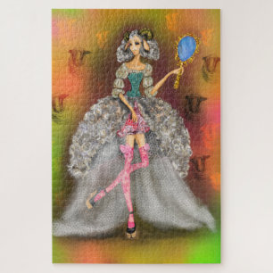 Puzzle Miroir miroir - Agneau-dame - peinture Abstraite