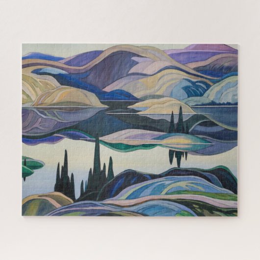 Puzzle Mirror Lake | Franklin Carmichael | (Horizontal)